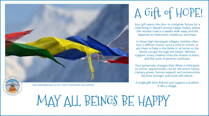 prayer flags card